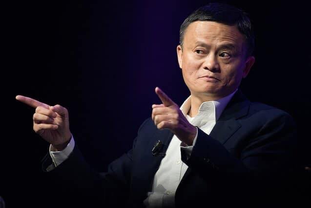 Jack Ma in a conference