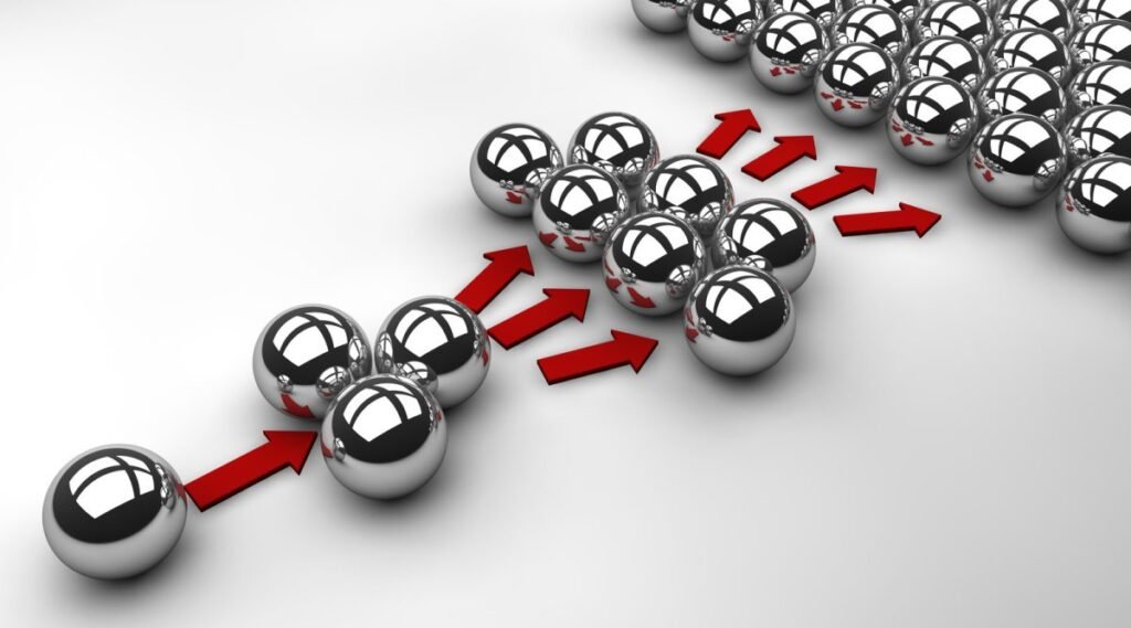  The image displays the concept of viral marketing