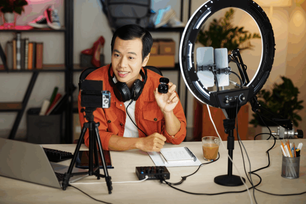 Chinese influencer livestreaming